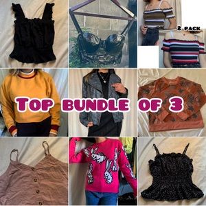 Mystery bundle of 3 tops